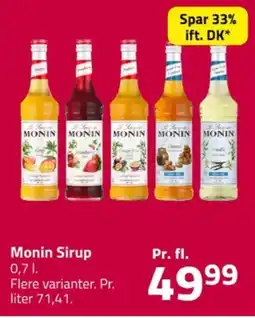 Fleggaard Monin sirup erbjuda