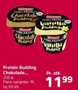 Fleggaard Protein budding chokolade erbjuda