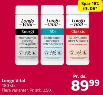 Fleggaard Longo vital erbjuda