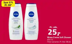 Fleggaard NIVEA Creme soft shower erbjuda