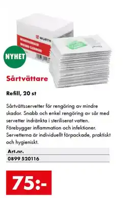 Würth Sårtvättare erbjuda