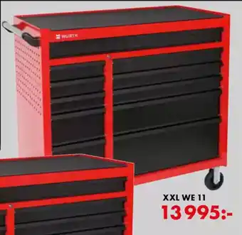 Würth Verktygsvagnar xxl we 11/xxl we 13 erbjuda