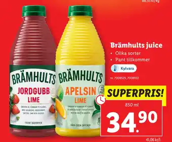 Lidl Brämhults juice erbjuda