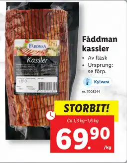 Lidl Fåddman kassler erbjuda