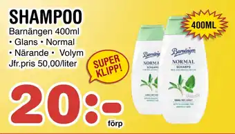 Nya Pulsen SHAMPOO erbjuda