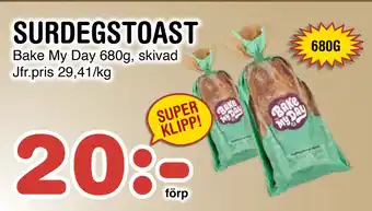 Nya Pulsen SURDEGSTOAST erbjuda