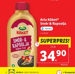 Lidl Arla Köket Smör & Rapsolja erbjuda