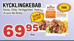 Nya Pulsen KYCKLINGKEBAB erbjuda