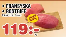 Nya Pulsen FRANSYSKA • ROSTBIFF erbjuda