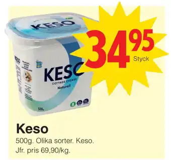 Matöppet Keso erbjuda