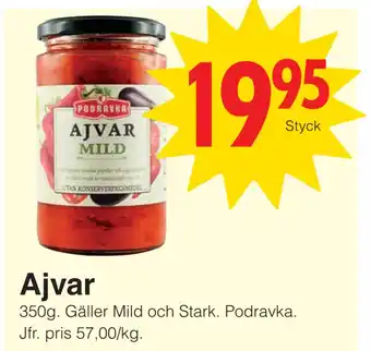 Matöppet Ajvar erbjuda