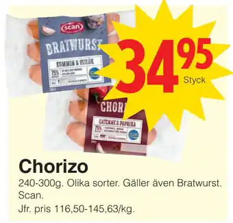 Matöppet Chorizo erbjuda