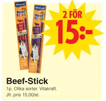 Matöppet Beef-Stick erbjuda