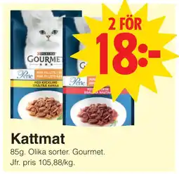 Matöppet Kattmat erbjuda