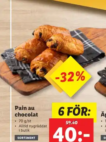 Lidl Pain au chocolat erbjuda