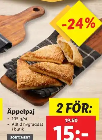 Lidl Äppelpaj erbjuda