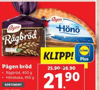 Lidl Pågen bröd erbjuda