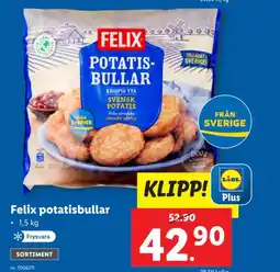 Lidl Felix potatisbullar erbjuda