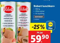 Lidl Robert lunchkorv erbjuda