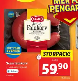 Lidl Scan falukorv erbjuda