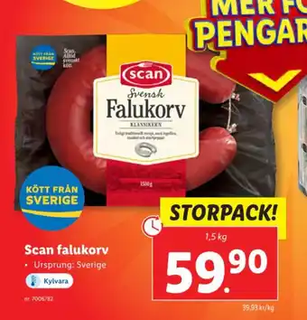 Lidl Scan falukorv erbjuda