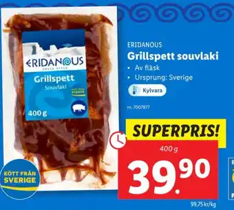 Lidl ERIDANOUS Grillspett souvlaki erbjuda