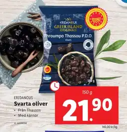 Lidl ERIDANOUS Svarta oliver erbjuda