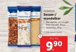 Lidl ERIDANOUS Sesam-/ mandelbar erbjuda