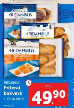 Lidl ERIDANOUS Friterat bakverk erbjuda