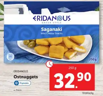 Lidl ERIDANOUS Ostnuggets erbjuda