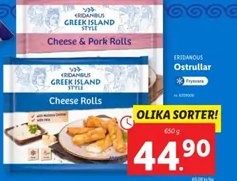 Lidl ERIDANOUS Ostrullar erbjuda