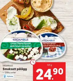 Lidl ERIDANOUS Smaksatt pålägg erbjuda