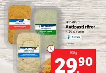 Lidl Antipasti röror erbjuda