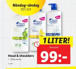 Lidl Head & shoulders erbjuda