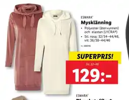 Lidl ESMARA® Mysklänning erbjuda