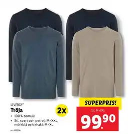 Lidl LIVERGY Tröja erbjuda