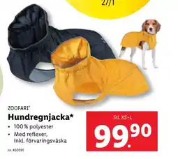 Lidl ZOOFARI Hundregnjacka* erbjuda