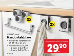 Lidl LIVARNO home® Handdukshållare erbjuda