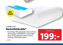 Lidl LIVARNO home Nackstödskudde* erbjuda