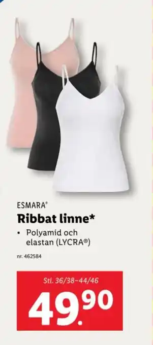 Lidl ESMARA Ribbat linne* erbjuda