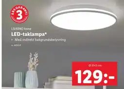 Lidl LIVARNO home LED-taklampa* erbjuda