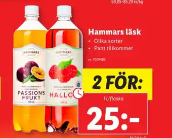 Lidl Hammars läsk erbjuda