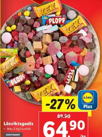 Lidl Lösviktsgodis erbjuda