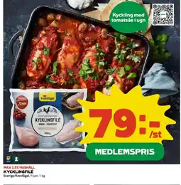 Coop Daglivs Kyckling med tomatsås i ugn erbjuda