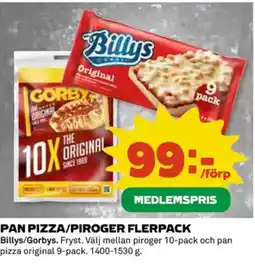 Coop Daglivs Pan pizza/piroger flerpack erbjuda