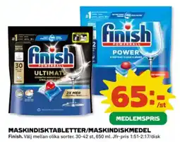 Coop Daglivs Maskindisktabletter/maskindiskmedel erbjuda