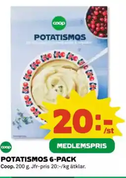 Coop Daglivs POTATISMOS 6-PACK Coop. erbjuda