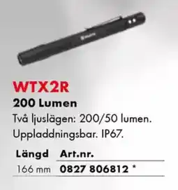 Würth WTX2R 200 Lumen erbjuda