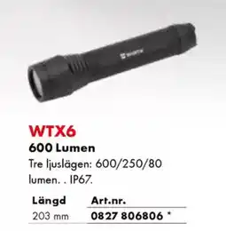 Würth WTX6 600 Lumen erbjuda