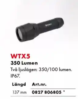 Würth WTX5 350 Lumen erbjuda